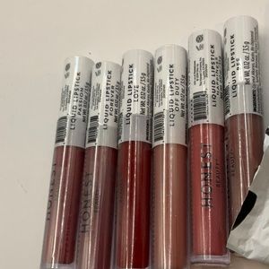 Honest Beauty Liquid Lipstick (6) Color Mauve 0.12 Fl. Oz Hydrating All-Day Wear